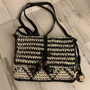 Lucky Brand Woven Paper Purse